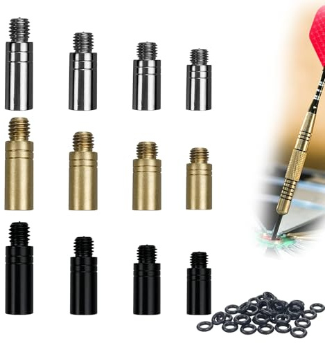 12Pcs 1.5/2/2.5/3g Dart Weights Brass 3 colors Darts Weight Dart Tool Kit for Dart Counterweight Accessories With 50 Washers