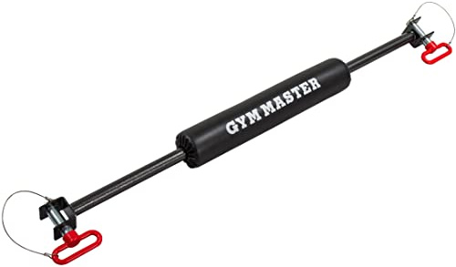 GYM MASTER GM1 Lap Bar Leg Pad Knee Cushion Power Rack Attachment for Lat Pulldown Exercises on 50x50mm Cages