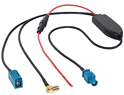 Divisor de antena AM/FM DAB+ – Fakra (macho) en Fakra (hembra) / SMB (hembra)