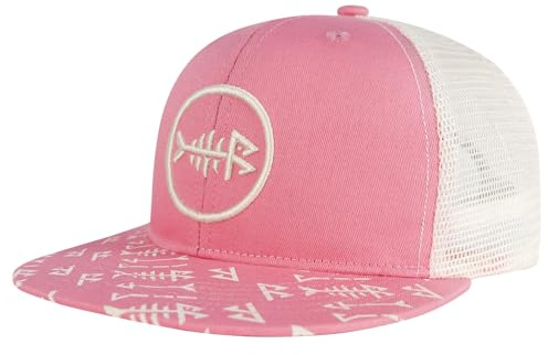 Bassdash Flache Trucker Cap Verstellbar Snapback Cap Baseballkappen Mesh Rückseite für Herren Damen Angeln Jagd