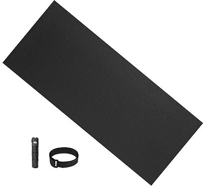 RajoNN Große Trainingsmatte, extra dick, 8 mm, Trainingsgerätematte, Laufbandmatte, Heimtrainer-Matte, rutschfeste Yoga-Cardio-Matte für Gewichtheben, Springseil