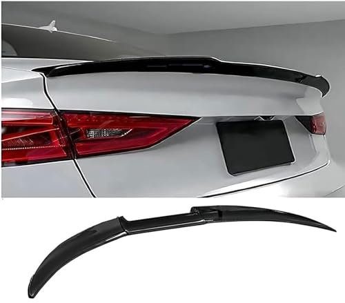 GEBBEM Auto Heckspoiler für Mazda MX-5 MX5 Miata Roadster (Type ND NC NB NB-FL NA) 1989-2023 2024, Kofferraumspoiler Heckflügel Lippe Spoiler Tuning Styling Zubehör,Bright Black