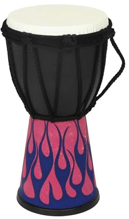 Djembe Trommel 4 Zoll Afrikanische Trommel PVC Tragbare Djembe Handtrommel Bunte Percussion Musikinstrument