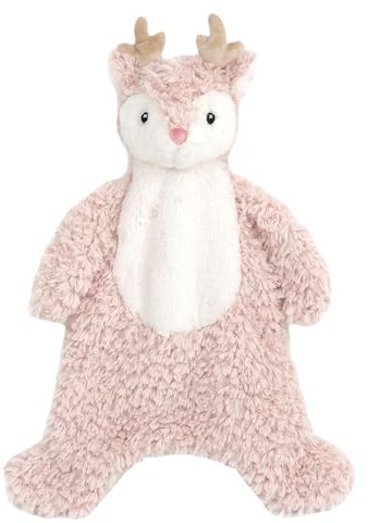 MON AMI Noelle Reindeer Security Blanket 15/38cms | Soft Plush Baby Blanket & Comforter | Cuddly Faux Fur Toy for Newborn, Infant & Toddler