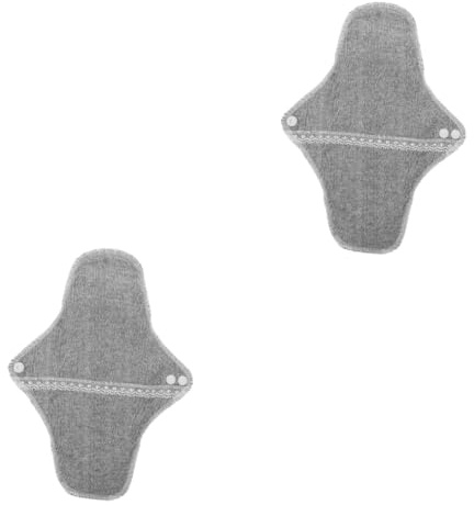 minkissy 2 Piezas almohadilla de algodón wc pastillas wc toalla sanitaria mujer toallas sanitarias reutilizables toile compresas menstruales reutilizables toalla higiénica lavable