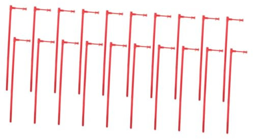 BESPORTBLE Tige pour Moulin à Vent 20 Ensembles Accessoires pour Moulins à Vent Remplacement des Bâtons De Moulin à Vent Moulin à Vent Faisant des Tiges Moulin à Vent Faisant La Tige Plastique Rouge