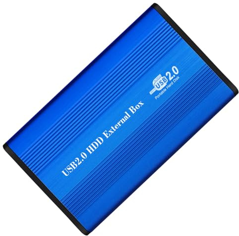 USB 2.0 Bis IDE HDD -Gehäuse, 2,5 -Zoll -Festplattengehäuse Aluminiumlegierung, Tragbare Externe Festplatte, Stecker und Spiel für den Outdoor -Laptop Im Freien