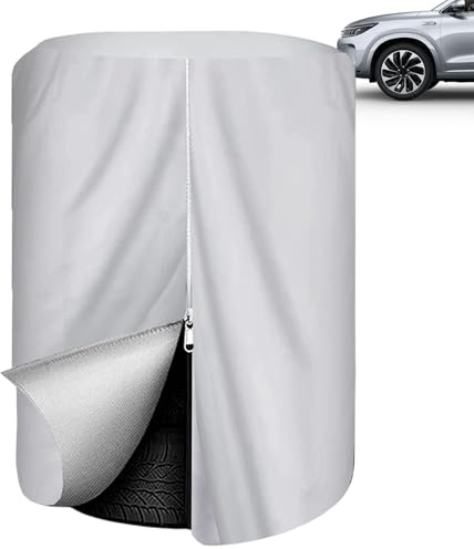 Bolsa de almacenamiento de neumáticos, cubierta de neumáticos de repuesto | Bolsas de neumáticos para automóvil impermeables | Soporte de ruedas de gran capacidad, bolsa de almacenamiento al aire libr
