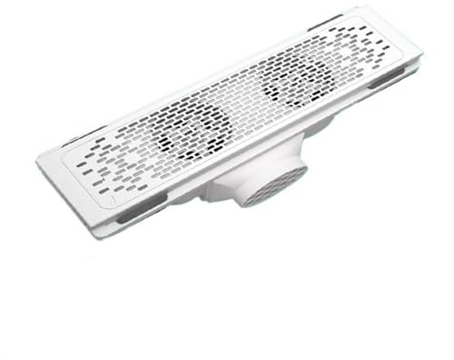 QINGGANG-0224 Ventilación de ático Ventilador de ventilación de techo integrado 15 × 60 Extractor rectangular de doble núcleo Extractor de cocina y baño Montaje en pared