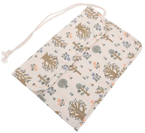 Healifty Astuccio Arrotolabile per Pennelli Artisti Organizer in Tela con Scomparti Porta Pennelli Acquerello e Olio Capacità Extra Large per Uso Indoor e Outdoor