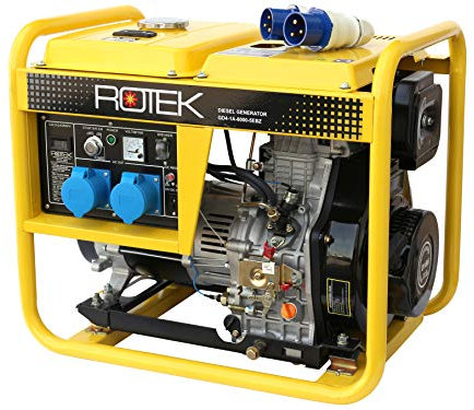 Rotek Diesel Stromerzeuger GD4-1A-6000-5EBZ (5,5 kVA / 230V 50Hz 1-phasig)
