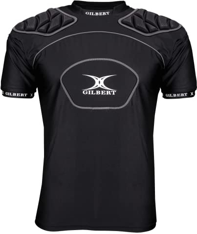 Gilbert - Schulterpolster Protec Rugby – Schulterpolster Rugby, Schwarz
