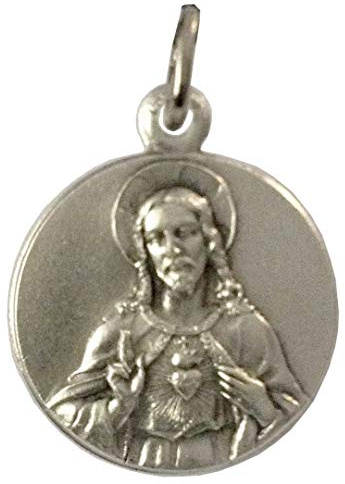 I G J Médaille du Sacré-Cœur de Jésus et Marie - Les deux Sacrés Cœurs en une seule Médaille