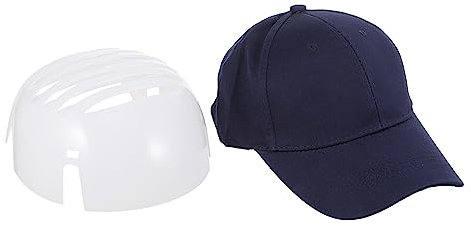 Uonlytech 2pcs Lightweight Sports Bump Hat Inserts for Head Protection Pe Safety Caps for Work and Outdoor Activities Breathable and Design Fit
