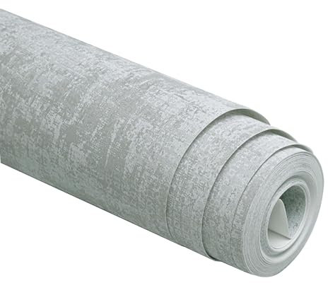 COMFOLIVING Zementstrukturierte Tapete,Wasserdichte Betontapete,Wasserdichtes, strukturiertes Wandpapier aus Beton | 920 x 53 cm, stilvolle Tapetenrolle, stilvolle Zementtapete für Schlafzimmer, Café