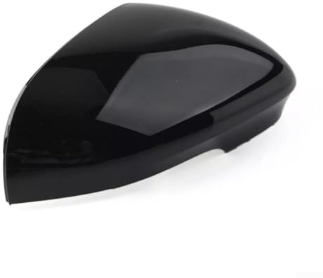GLOBALHUT Rear Wing Mirror Housing Cover, For Jaguar XJ XJR XF XK XKR XKR-S I-Pace XE Left & Right Side Glossy Black ABS Replacement Part(Right)