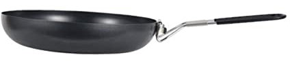 Garneck Portable Non-Stick Grill Pan Cast Iron Skillet Folding Handle BBQ Frying Pan for Camping and Gas Stove