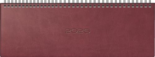 rido/idé Querterminbuch Mod. septant 2026 | 305×105 mm, Kunstleder, braun