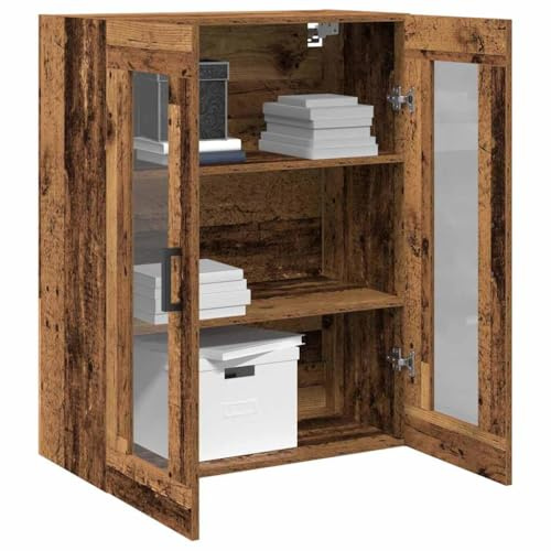vidaXL Wandschrank Altholz 69,5 x 34 x 90 cm Holzwerkstoff | Umarmt die Natur mit einem robusten Design, Verfügt über vier eingebaute Regale,