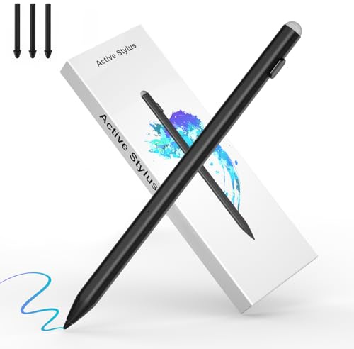 Stylet Microsoft Surface Pen pour Microsoft Surface Pro 11/9/10/8/X/7/6/5/4/3, Surface Go 4/3/2/Laptop/Studio/Book, Stylet Surface Pro Pen avec Charge Rapide USB-C, Pression 4096, magnétique