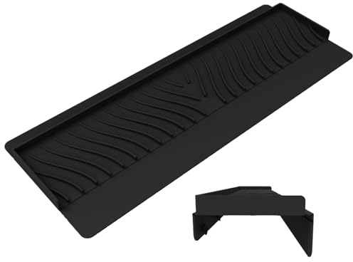 Inserto per lavello in silicone – copertura antiscivolo per bordi, imbottitura flessibile, spesso tappetino protettivo per piano di lavoro, facile da pulire per cucina e bagno, previene i graffi