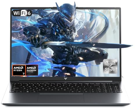 ACEMAGIC Gaming Laptop – 16-inch FHD Display Laptop with AMD Ryzen 7 H255 processor (better than I7-11800H) up to 4.9 GHz, 16 GB RAM DDR5 4800 MHz, 512 GB SSD, gaming notebook with Backlit Keyboard