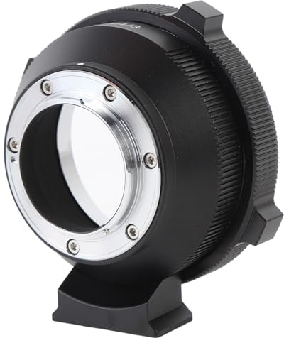 Cerlyiont PL auf MFT Objektivadapter Aluminiumlegierung staubdicht leicht mit Sicherheitsverriegelung für Micro Four Thirds Kameras