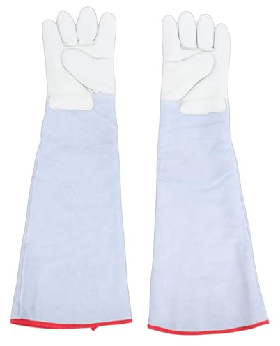 Mavaol Frostskyddshandskar för torrishantering Laboratorietemperatur Flytande kväve Säkerhetsskydd 60 cm Längd