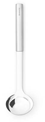 Brabantia Sossenlöffel Profile, Kochutensil, Küchenhelfer, Stahl, Matt Steel, 29 cm, 250521