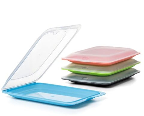 TATAY Porta imbutiti e Alimenti Fresh, Senza BPA, riutilizzabili, impilabili, Lavabili in lavastoviglie e microonde