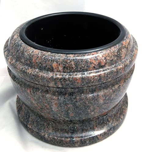 designgrab Bol funéraire exclusif - Diamètre : 25 cm - En granit de l'Himalaya