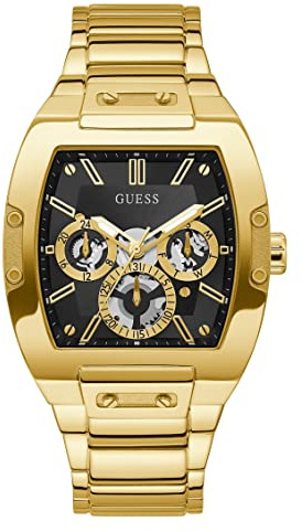 GUESS Herren Trend Casual Tonneau Diamant 43 mm Uhr