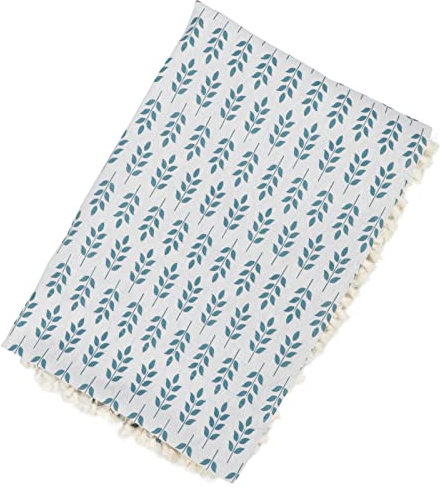 Zerodeko Blattvorhänge aus Leinen Fenstervorhänge Vorhang Haushaltsdekoration Haustürdekoration Vorhänge 108 Zoll Frühling Ösen Blätter schmücken Dekorationen Jalousie Sonnenschutz Stoff