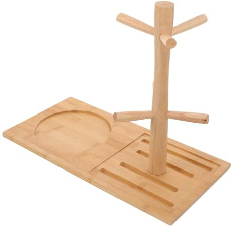 Toyvian Flaschentrockenhalter für Babyflaschen Kompaktes und Robustes Gestell für Küche und Kinderzimmer Einfache Reinigung und Platzsparendes Design