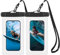 2 Stück wasserdichte Handyhülle,Unterwasser Handyhülle,Aufgerüstetes Handyhülle Wasserdicht,Wasserfeste Handyhülle,Handy wasserdichte Hülle,Geeignet für iPhone,Samsung Smartphone,bis zu 6.9 Zoll
