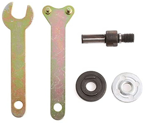 Verwenden Sie Scheibenhalter mit Innendurchmesser 10 mm Pressplatte, Schraubenschlüssel, 87 mm langer Dornadapter für Schleifmaschine