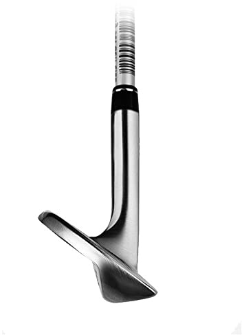 Cuña de arena de golf para hombres y mujeres, cuñas de palo de golf para zurdos con cuñas de golf de 56/60 grados para exteriores y deportes (izquierda, 56 grados, plateado)