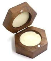 PDURMBUAB Schmuckaufbewahrung Halskette Ohrringe Ring Exquisite Hand Ornamente Tragbare Aufbewahrungsbox Massivholz Mini Schmuckschatulle Schmuckbox Schmuckkästchen Klein(Beige)