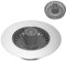 Fervalyna 3-in-1 Tappo Lavandino Cucina, Tappi Lavello, Filtro di Scarico, Universale Setaccio e Tappo Combo, Anti-Intasamento, per Buco Del Lavello da 70-86mm, Profondità del Foro di Scarico>35 mm