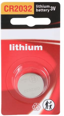 Pila a bottone CR2032 delle batterie al litio 3V per l'orologio telecomandato del giocattolo della luce del LED