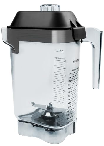 Blender Pitcher 48oz, Compatible with Vit VM0145 VM0100A 36019 16016 15978 Commercial etc, Blender Pitcher Container Jar Cup,5 Years Warranty