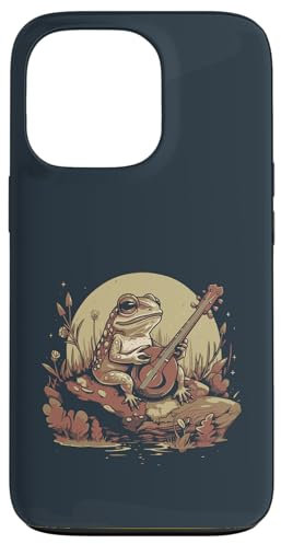 Lustiger Frosch Banjo Musik Natur Froschliebhaber Hülle für iPhone 13 Pro