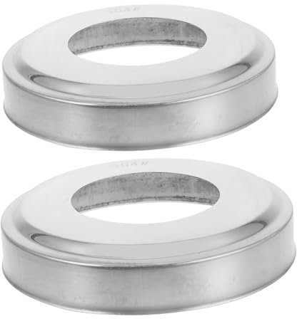 Pièces Déchelle De Piscine en Acier Inoxydable 2 Rosaces pour Tube De Main Courante Remplacement Facile