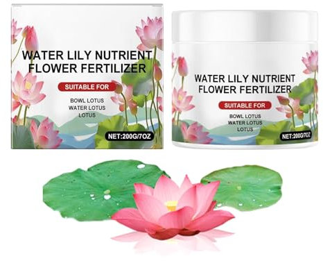 Engrais pour Plants Aquatiques, 200g Poudre D'engrais pour Nénuphars, Nutriments Hydroponiques Naturels pour Lotuss, Croissance Efficace des Lotuss, pour Améliorer la Santé des Plants Aquatiques