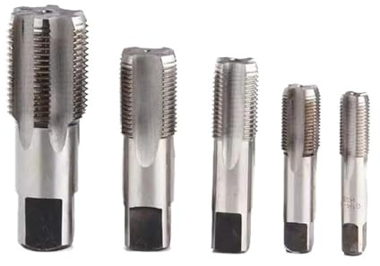 PFXNGMS Machos de roscar para tuberías HSS de 1/16-2 Pulgadas, Rosca métrica, Herramientas G, ZG, Z, RP, RC, NPT, PT, BSP, NPSF, NPTF, mezcladores para tuberías de Agua, grifos (ZG, 1 Pulgada)