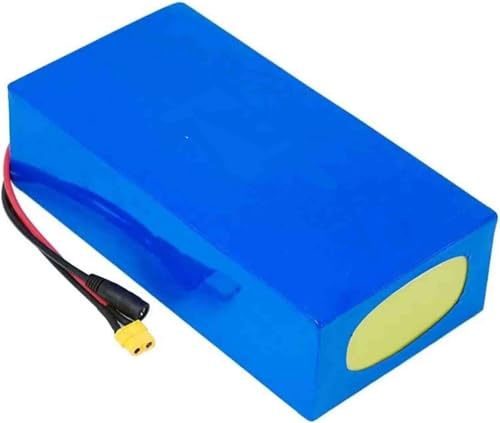 48V 20Ah E-Bike Akkupack, Fahrrad-Batterien 48V 20000MAh integrierter BMS-Schutz, mit 54,6 V 2 A Ladegerät für 50W 200W 350W 500W 750W 1000W Elektrofahrrad Motor 48V 20Ah,T+DC
