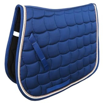 Almohadilla Para Silla De Montar: Tapete Ecuestre De Algodón Transpirable, Cojín Para Montar A Caballo Multiusos Con Diseño De Doble Rodillo | Cómoda Almohadilla Absorbente De Humedad Para