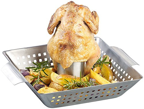 Rosenstein & Söhne Support de cuisson pour poulet entier pour four & barbecue