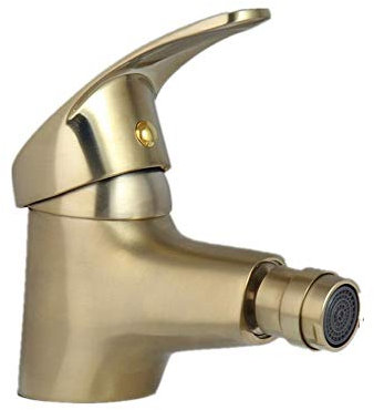 Miscelatore Bidet Rubinetto Per Bidet Da Bagno In Oro Spazzolato Rubinetto Per Lavabo In Ottone Massiccio Rubinetto Per Lavabo Beccuccio A Rubinetto Miscelatore Caldo Freddo Montato Sul Ponte