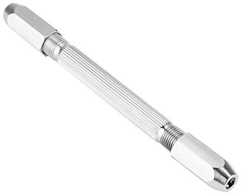 Micro-Handbohrmaschine, Anti-Rutsch-Griff Mini-Handbohrmaschine Doppelend-Pin-Spannfutter Professionelles Design-Spannwerkzeug für Olivenstein Industriewerkzeuge